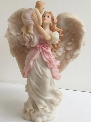 Seraphim Angel Roman Figurine Angel Of Mercy Evangeline Beautiful Elegant Wings  • $15