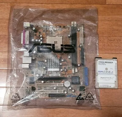 MEGATOUCH ION Aurora EVO Motherboard Asus K8N-VM/S Merit & Hard Drive PARTS ONLY • $75