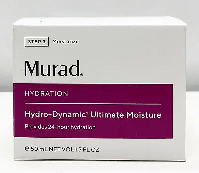 Murad Hydration Hydro Dynamic Ultimate Moisture Lines Step 3 NIB 1.7oz / 50mL • $30.80