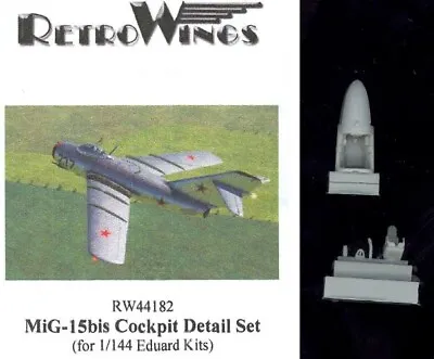 RetroKits Models 1/144 MIKOYAN MiG-15bis COCKPIT DETAIL SET Resin Update Set • $6.99