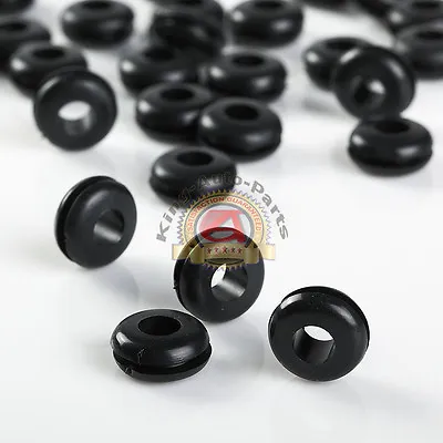 Rubber Grommets 1/4  Inner Diameter -  1/2 OD (toal Outside Diameter) -100/pack • $14.41