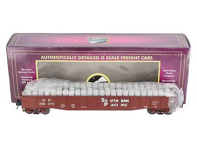 MTH 20-98075 O Gauge Southern Pacific Gondola Car #330274 W/Coiled Wire Load EX • $57.33