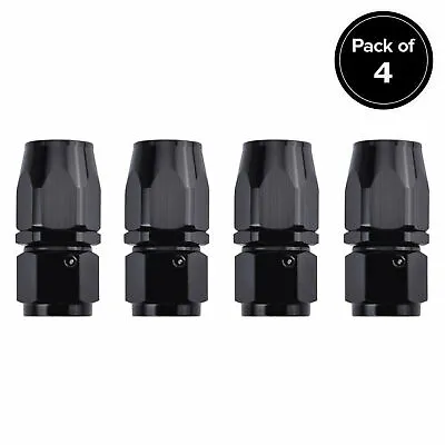 4pcs 4AN/6AN/8AN/10AN/12AN Straight Swivel Hose End Fitting Adaptor For CPE Hose • $12.99