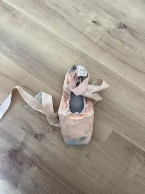 Used Single Pointe Shoe Worn By Professional Ballerina For Crafts/gifts • $8