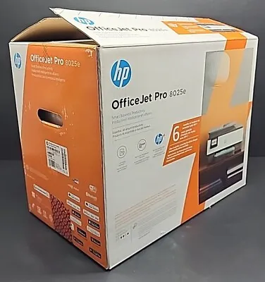 New Open Box HP OfficeJet Pro 8025e Wireless Color Inkjet Printer/Scan/Copy/Fax • $80