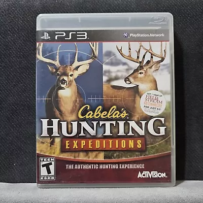 PS3~ Cabela's Hunting Expeditions ~ Rated T ~ No Scratches EUC~ Complete • $17.99