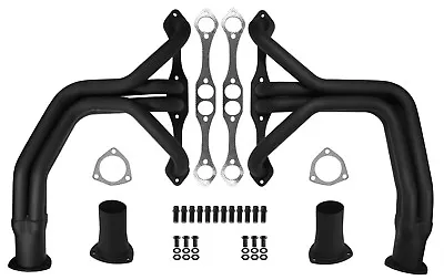 $299.99 • Buy New 1928-48 Ford Street Rod Chassis Headers,small Black Chevy,sbc,flat Black,hot