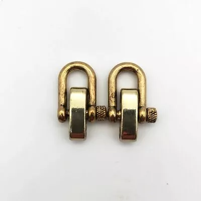 2pcs High Quality Alloy Adjustable Small U Shape Anchor Shackle Buckle Outdoor  • $10.99