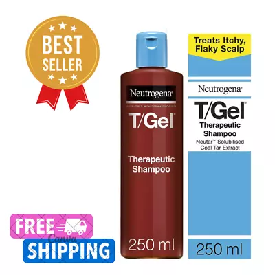 Neutrogena T/Gel Therapeutic Shampoo Treatment For Itchy Scalp & Dandruff 250ml • £14.99