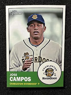 JOSE CAMPOS #156 2012 Topps Heritage Minor League Edition Rookie/Prospect QTY • $1.49