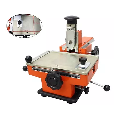 Semi-automatic Sheet Embossing Machine Marking Machine With 4mm Word Wheel New • $260.40