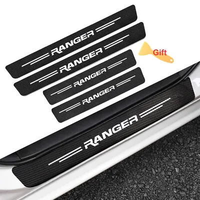 4x For Ford Ranger Accessories Car Door Sill Scuff Plate Cover Panel Protectors • $12.99