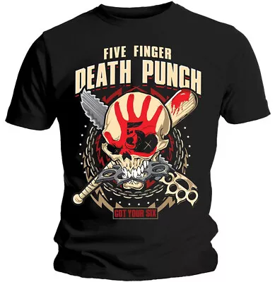 Five Finger Death Punch Zombie Kill Black T-Shirt OFFICIAL • £16.59