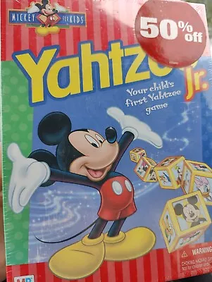 Yahtzee Jr 1998 Disney Mickey Mouse For Kids Complete MB  PRESCHOOL Game 4 Up • $20