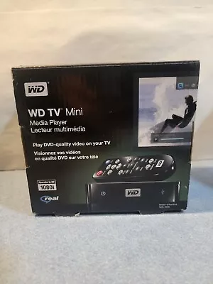 Western Digital WD TV Mini Media Player With Remote Power Cord AV Cable • $29.99