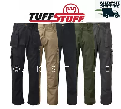£22.96 • Buy Cargo Combat Tuff Stuff Work Trouser Tough Knee Pad Trousers Heavy Duty All Size