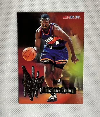 1995-96 NBA Hoops Michael Finley #277 Rookie Basketball Card RC Phoenix Suns • $1.99