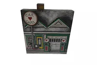 Vintage Brandywine Collectables Car Care  Workshop  Building   Shelf Sitter • $7.95