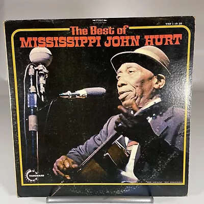 Mississippi John Hurt The Best Of Vinyl 2LP Vanguard Canada 1981 Press VSD 19/20 • $21.28