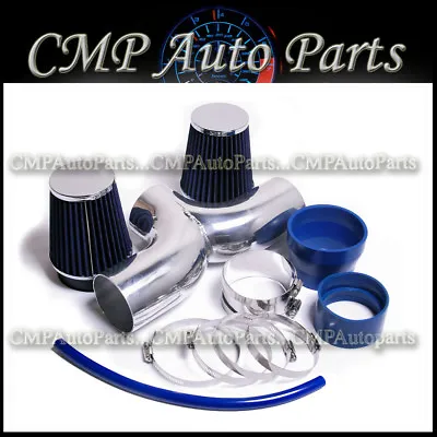 Blue  Dual Air Intake Kit Systems Fit 2001-2004 Chevy Corvette C5 5.7 5.7l V8 • $94.98