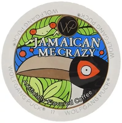 Wolfgang Puck Coffee Jamaican Me Crazy Flavored Coffee Single Serve Cups For Keu • $21.49