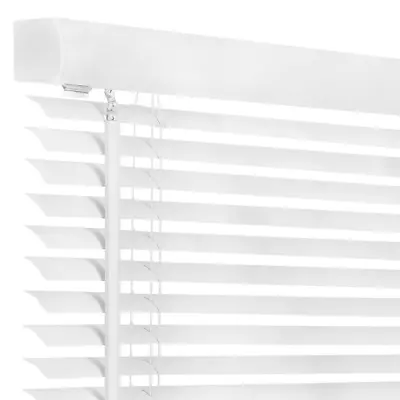 WINDOW MINI BLINDS 1-Inch Light Filtering White Multiple Sizes • $23.19