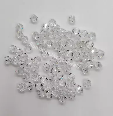 24pc Swarovski Crystal Clear Bicone Beads; 4mm 5mm 6mm Or 8mm • $4.50