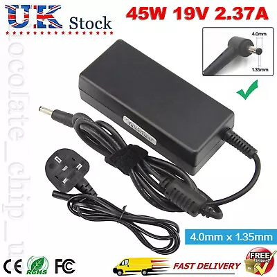 £10.99 • Buy Laptop Adapter For Asus Model AD890M26 ADP-40TH A 19V 2.37A Charger Power Supply