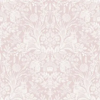 Holden Decor Harlen Wallpaper Trees Flowers Hedgehogs Leaves Rabbits Damask • £13.99