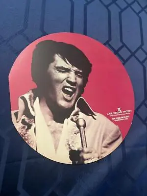 ELVIS Presly Las Vegas Hilton Souvenir Menu 1972 Pink  Lot A • $110