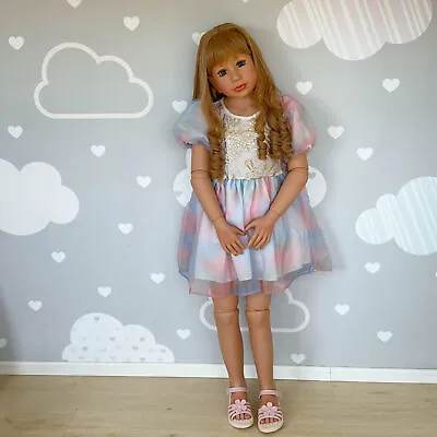 120CM Masterpiece Doll Reborn Toddler Doll Princess Baby Girl Full Body BJD Doll • £368.99