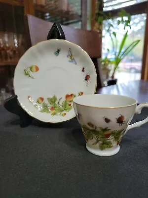 Vintage Royal Crown Springtime Miniature Teacup Set • $13.98