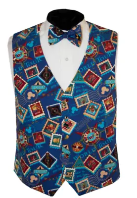 Mickey Mouse's World Tour Tuxedo Vest And Bowtie • $148.50