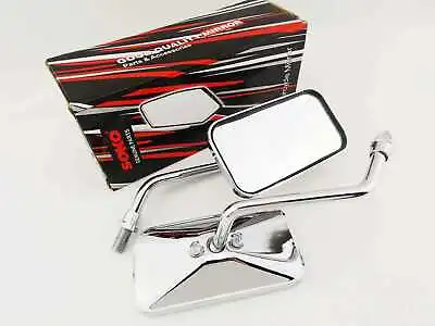 Yamaha Xv250 Virago 88-07 Chrome Rectangular Soko Rear View Mirrors • $17.66