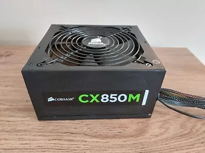 Corsair CX850M Semi-modular PC Power Supply Plus Cables. 850w. Great Condition • £41.44