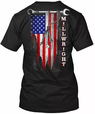 Easy-care Proud Millwright - Tee T-Shirt Cotton Crew Neck Short Sleeve • $21.97