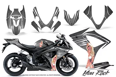 Suzuki Gsxr Gsx 600 750 2006-2007 Graphic Kits Creatorx Decals Stickers Yrs • $299.95