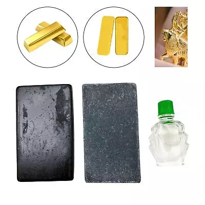 £7.76 • Buy Gold Testing Kit Gold Testing Stone With Acid Practical Gold Detecting Stone