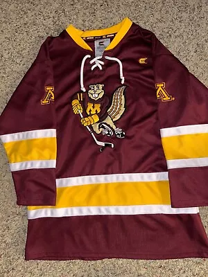 Colosseum Minnesota Golden Gophers Hockey Jersey Youth Large 16/18 • $85.40