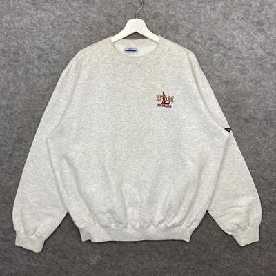 £24.99 • Buy Vintage Reebok Sweatshirt Mens Extra Large Grey Pullover Jumper 90s Made In USA