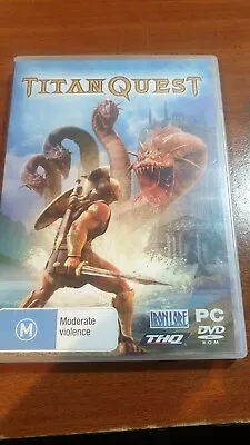 Titan Quest Video Game For PC WINDOWS Good Case Condition Minor Worn Disk • $15