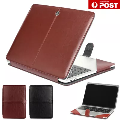 For Macbook Air Pro 13  15  16  Laptop PU Leather Sleeve Bag Laptop Case Cover • $23.79