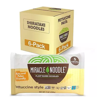 Miracle Noodle Fettuccine Shirataki Noodles - Plant Based Konjac Noodles Fettuci • $60.99