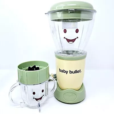 Magic Bullet Baby Bullet Baby Food Maker Kitchen Blender Set Base & 2 Cups Lids • $15