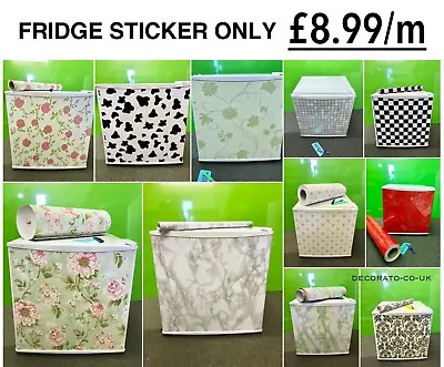 £11.99 • Buy Fridge Sticker Skin Decal Wrap PVC Self Adhesive Sticky Back Plastic 3D Kitchen 