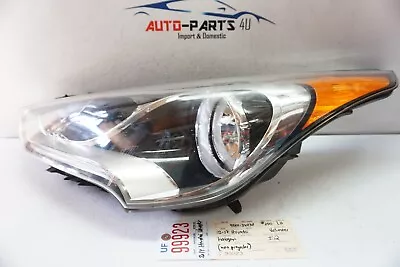 2012-2017 Hyundai Veloster Left Driver Halogen Headlight 2013 2016 Oem Uf99923 • $250