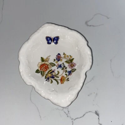 £2.99 • Buy Aynsley Cottage Garden Scalloped Trinket Or Pin Dish *Very Good Condition* 