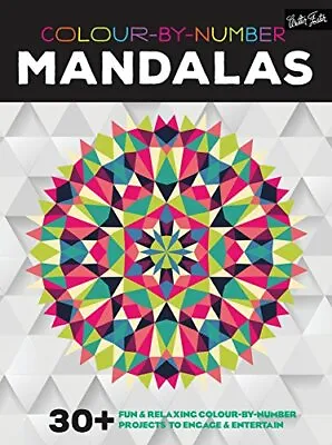 Colour-by-Number: Mandalas - Colour-by-Number: Mandalas By A01 Walter Foster Cr • £3.07