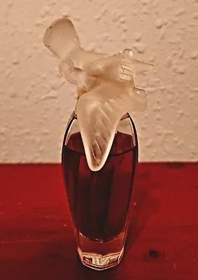 4.5” Nina Ricci Perfume L'AIR Du TEMPS LALIQUE Kissing Doves Lid • $6