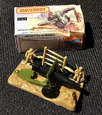 Matchbox Superfast 32 Field Gun & Diorama - Mark 5 - Boxed • £9.95